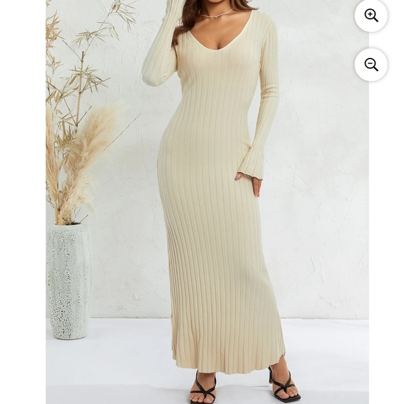 Ribbed Maxi dress - Picture 4 of 5